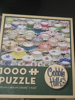 Cobb Hill by New Balance Vintage Floral Teacup 1000-Piece Puzzle – Multicolor